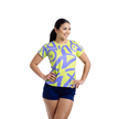 Aixo Tagged Womens T Shirt Teal