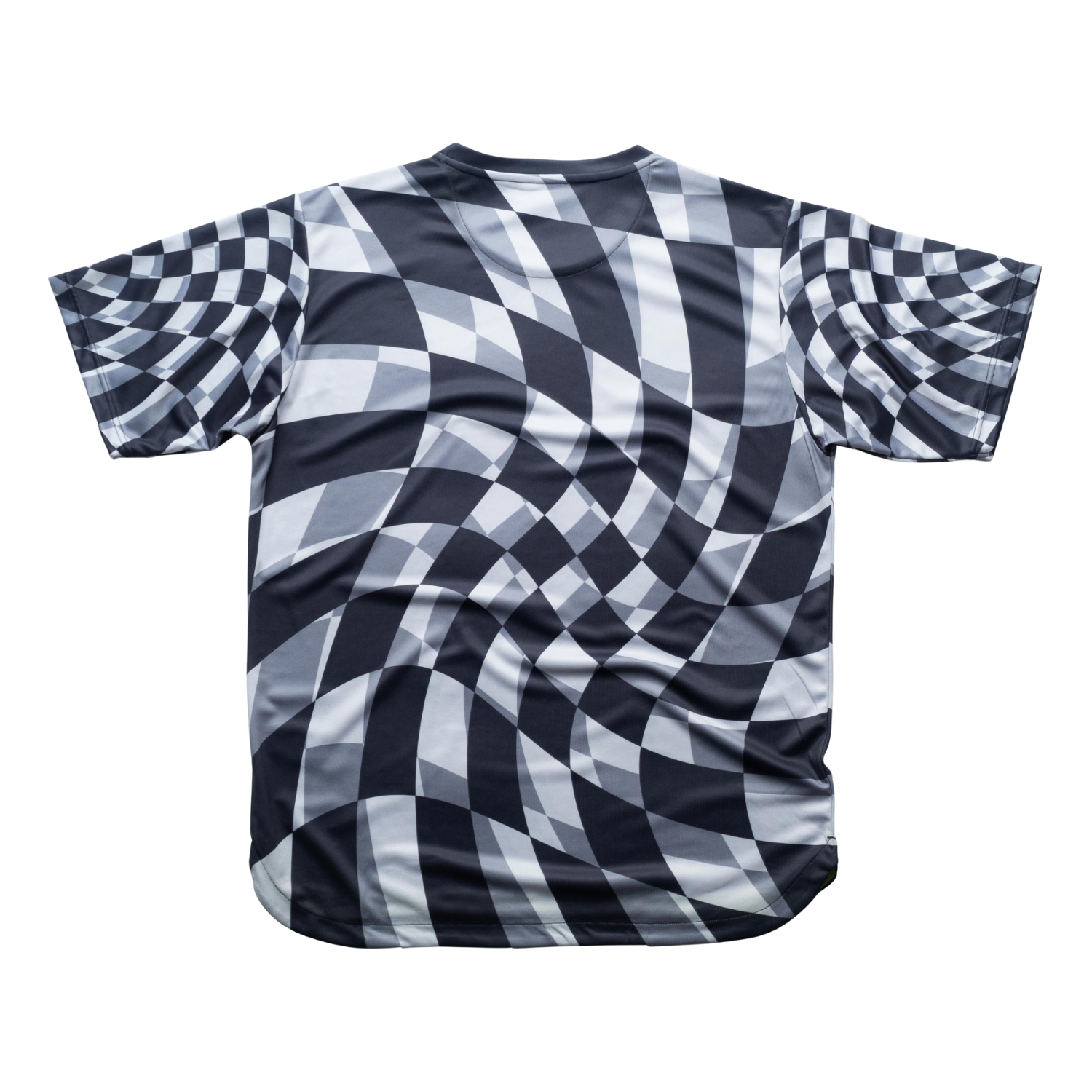 Aixo Karo Herren T-Shirt Grau Kariert
