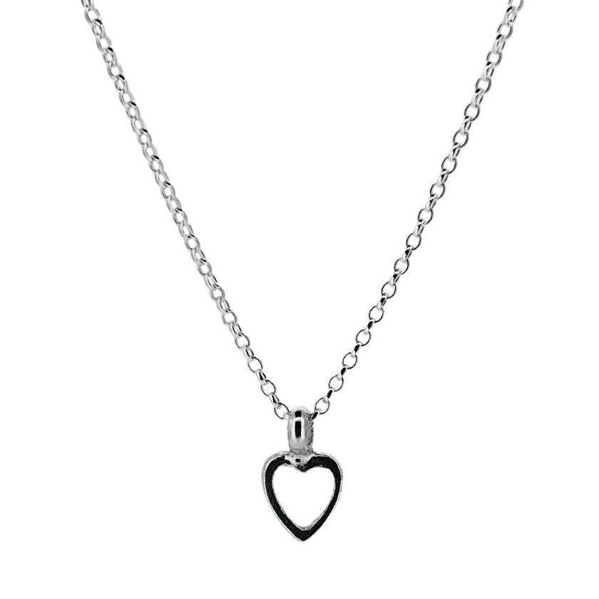 Mini Open Heart Necklace