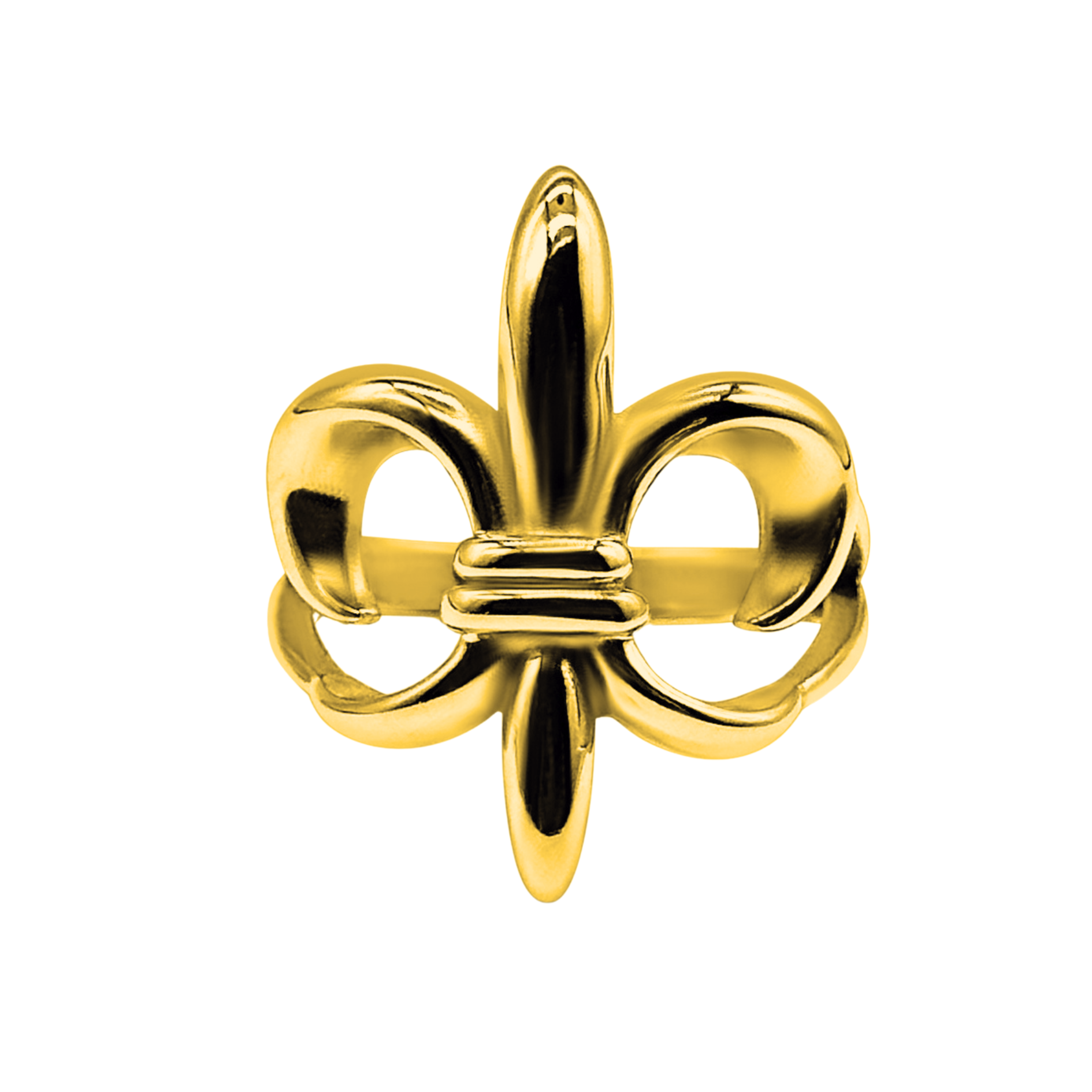 Gold Fleur De Lis Ring