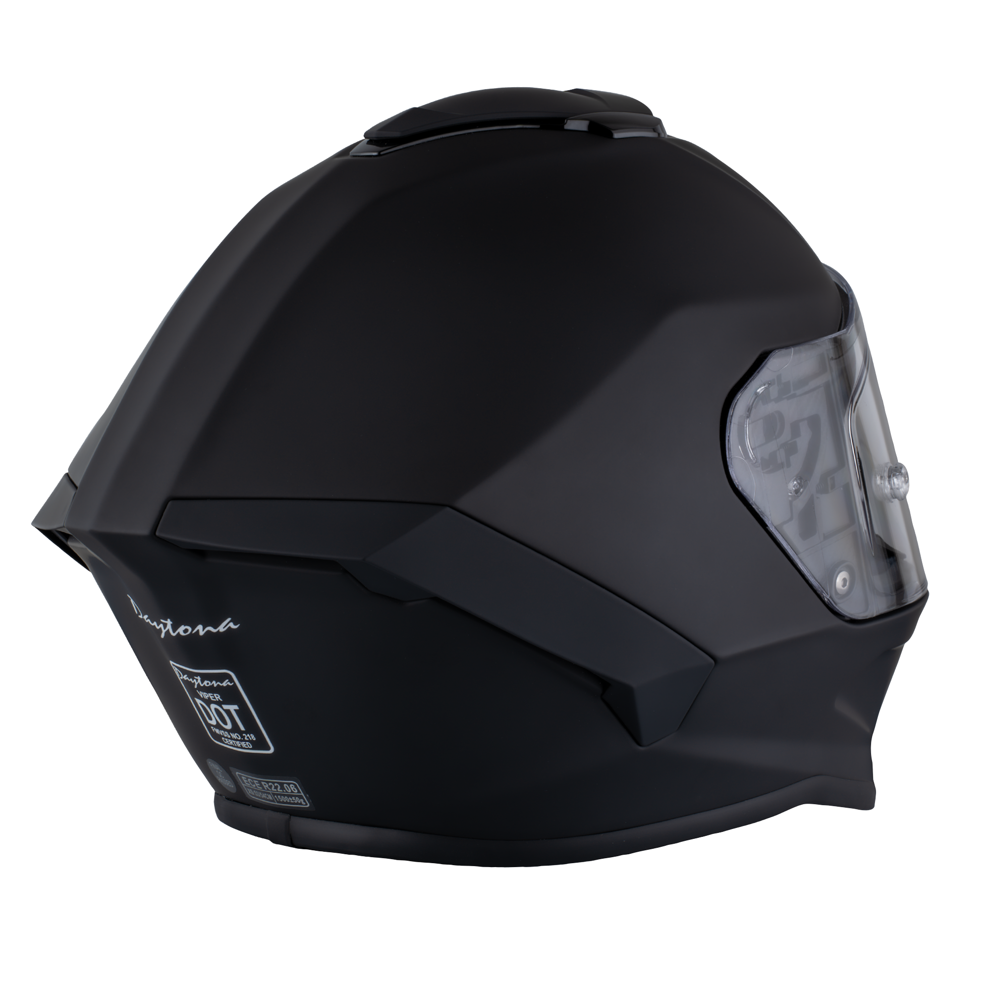 D.O.T. & ECE Daytona Viper- Dull Black