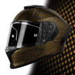 D.O.T. & ECE Daytona Viper- Gold Carbon Fiber