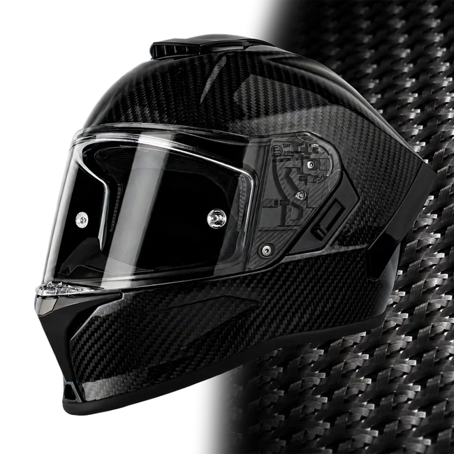 D.O.T. & ECE Daytona Viper- Grey Carbon Fiber
