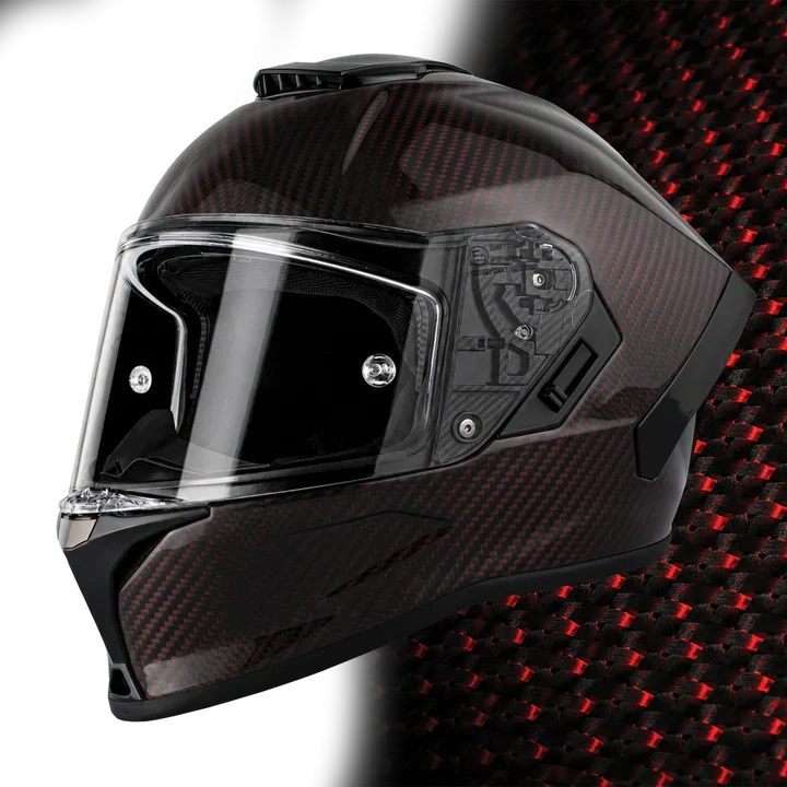 D.O.T. & ECE Daytona Viper- Red Carbon Fiber