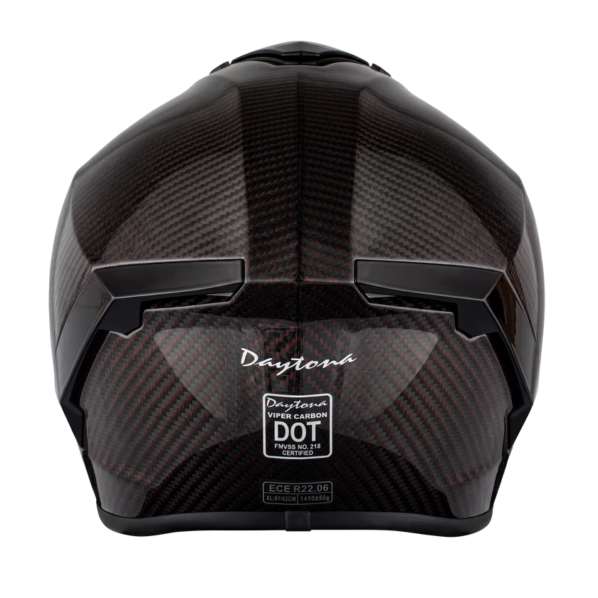 D.O.T. & ECE Daytona Viper- Red Carbon Fiber