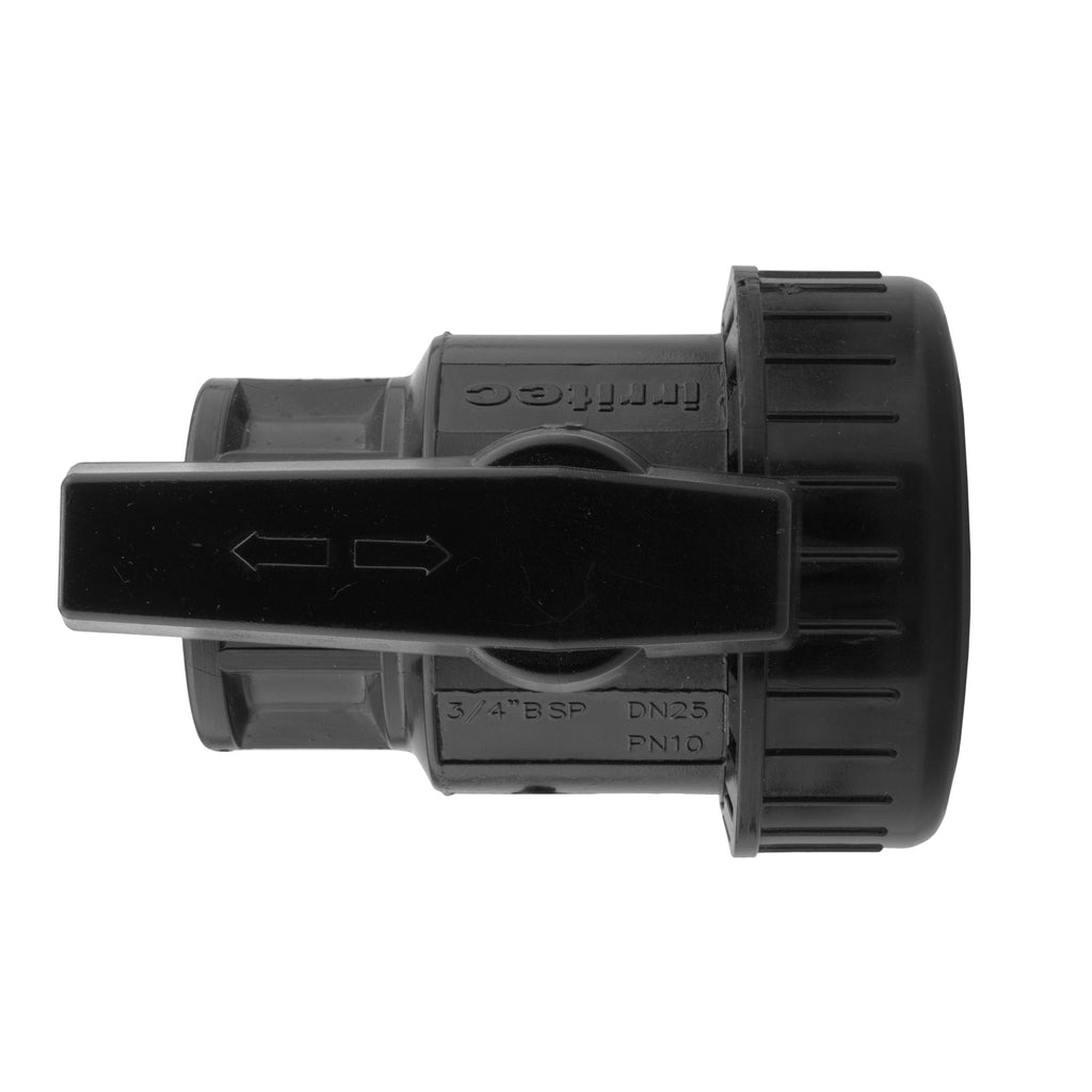 ¾” BSP Water Butt Fitting with ¾” BSPF Full Flow PP Valve