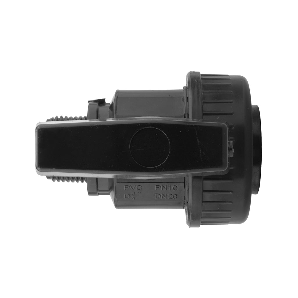Wall Flange Kit 32mm MDPE + Large Plastic Valve 3/4" BSP