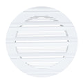 Louvre Vent Round Bella 100mm White