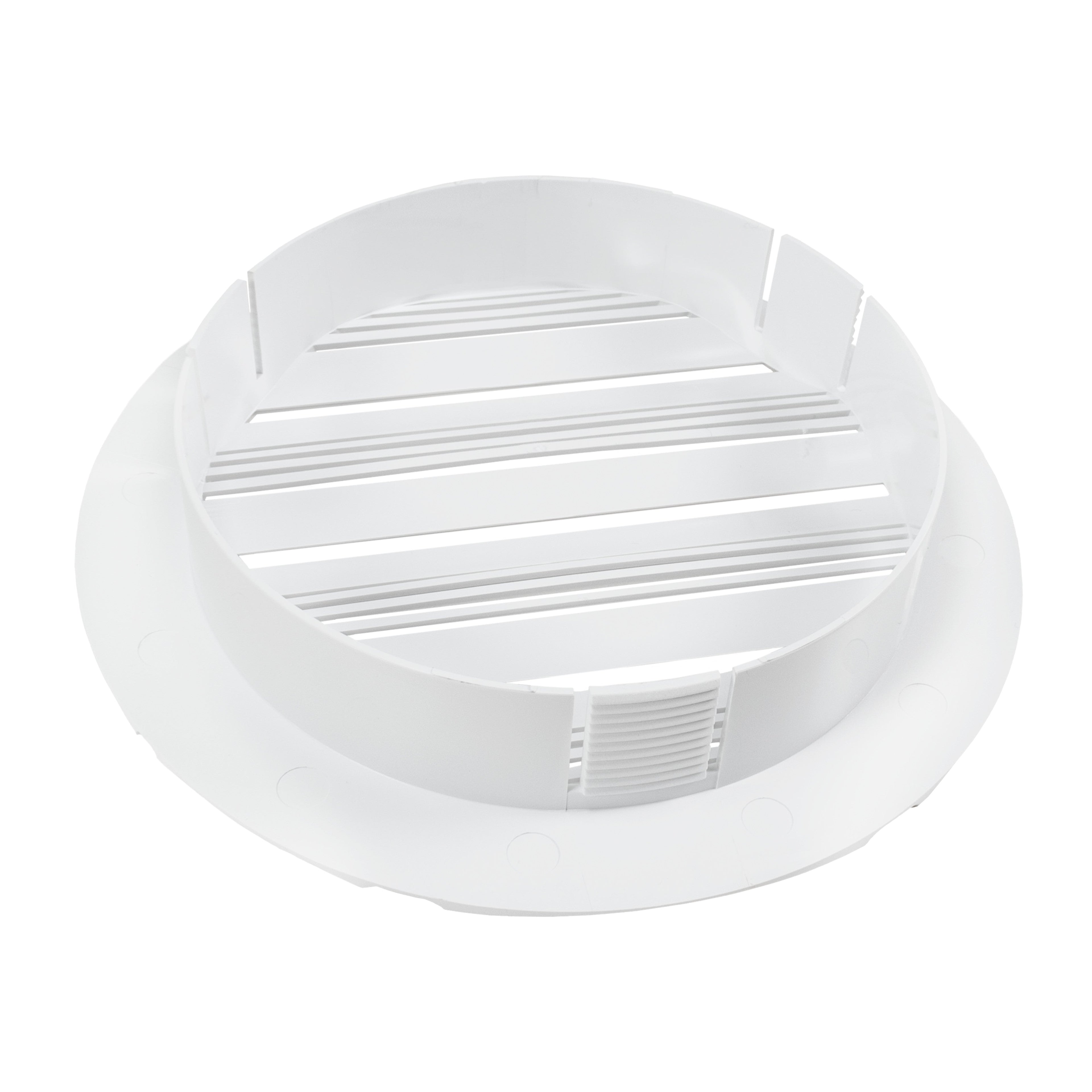 Louvre Vent Round Bella 150mm White