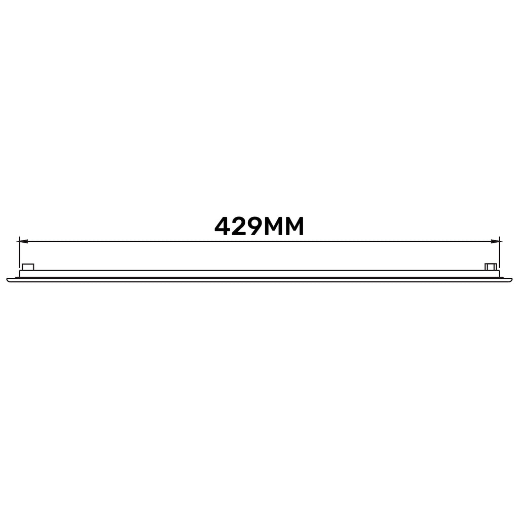 Louvre Vent D/430X110RW Classic 430mm X 110mm with Fly Screen