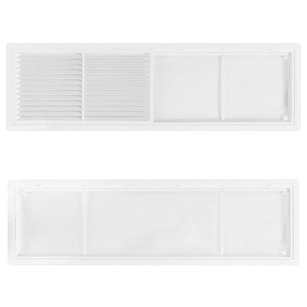 Louvre Vent D/430X110RW Classic 430mm X 110mm with Fly Screen