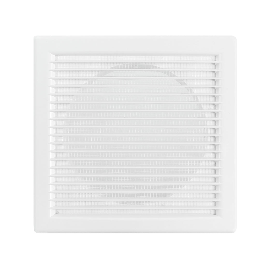 Through Wall Ventilation Kit DL0163 Louvre Vent with White External Vent