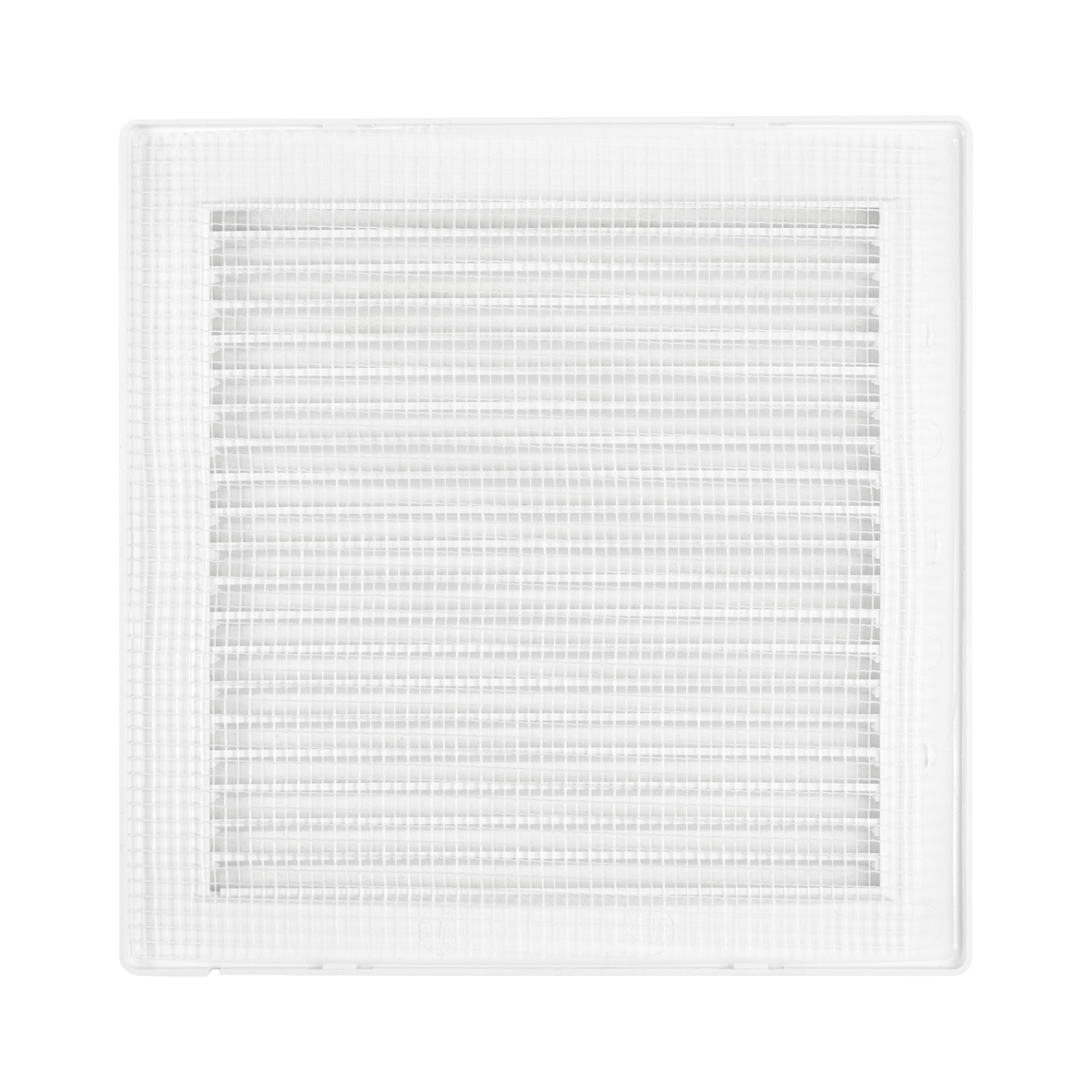 Through Wall Ventilation Kit DL0163 Louvre Vent with Brown External Vent