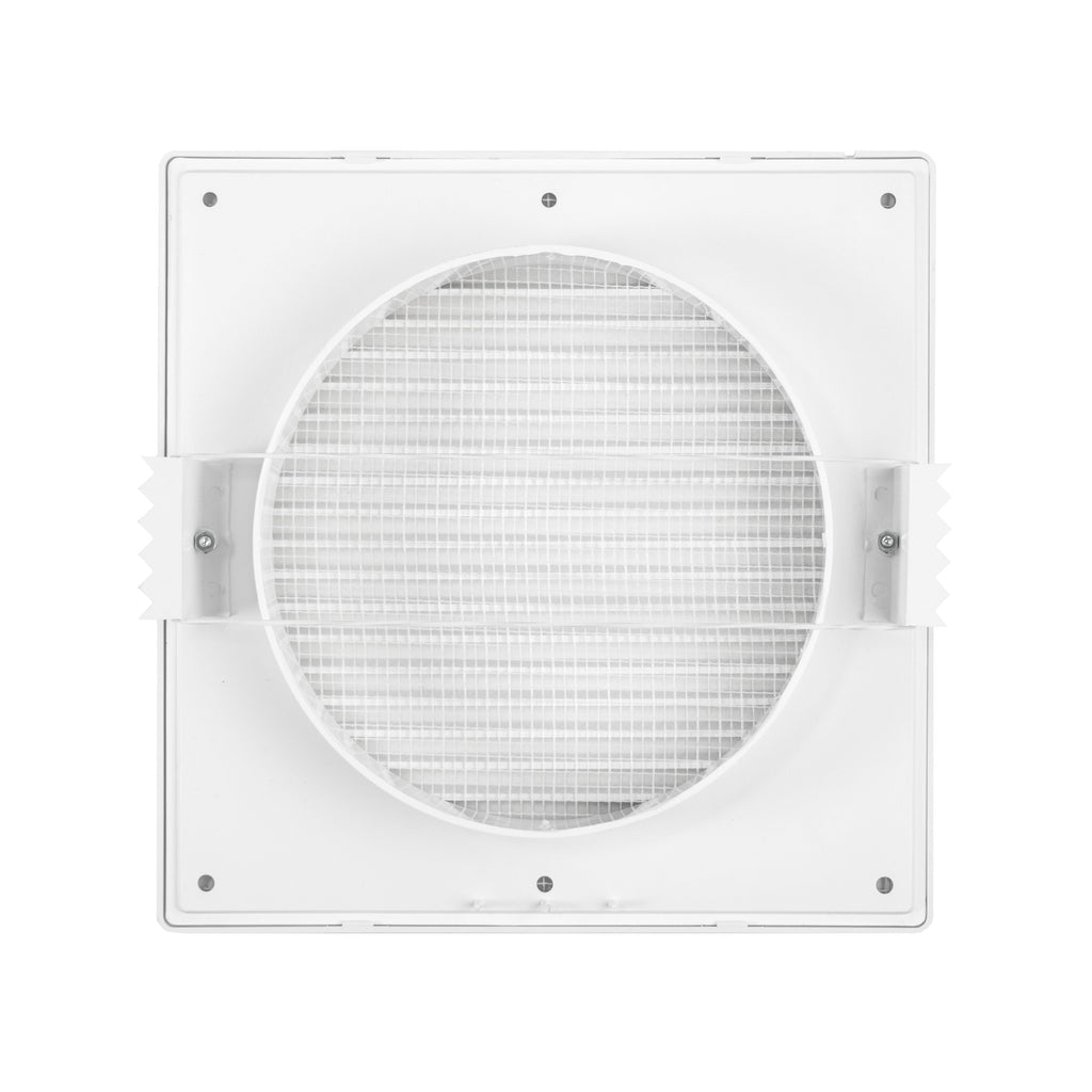 Louvre Vent White DL/125 RW LUX With Fly Mesh