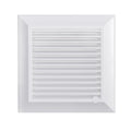 Louvre Vent White Duo Smart 135G 135mm With Fly Mesh