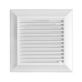 Louvre Vent White Duo Smart 135 fi 100mm With Fly Mesh