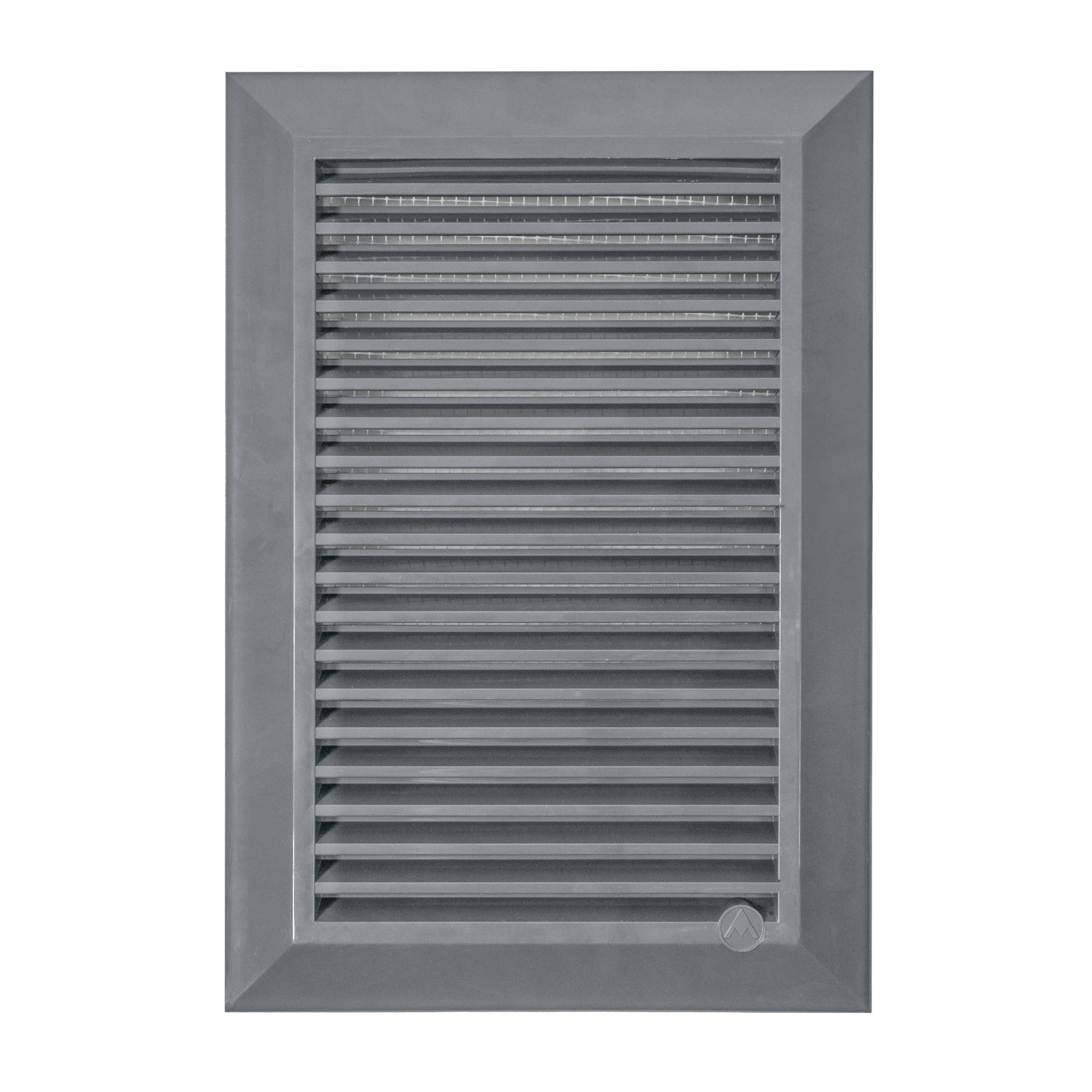 Louvre Vent Graphite Duo Smart 140/210 140mm X 210mm With Fly Mesh