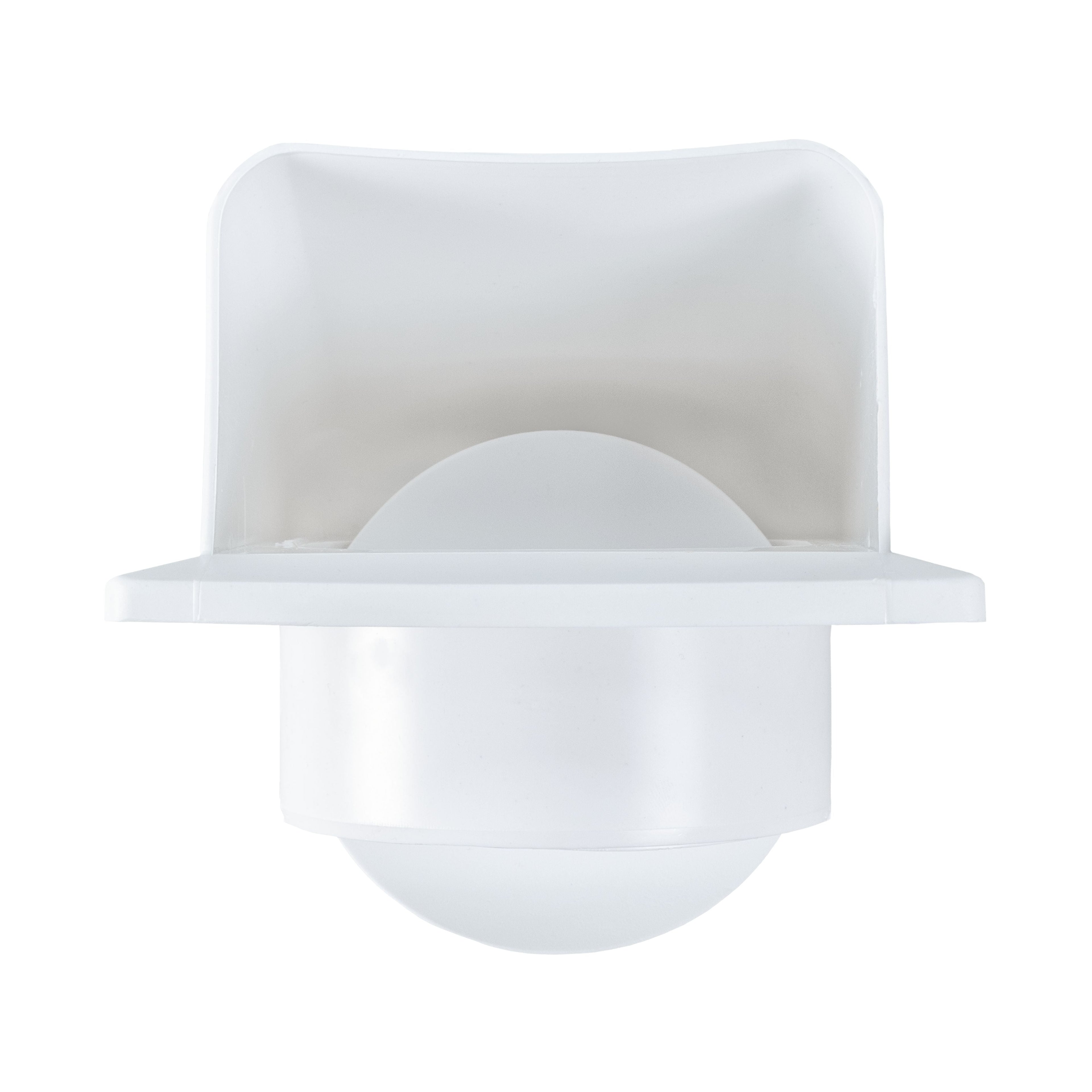 Through Wall Ventilation Kit Louvre Vent VC-KR0153 with White External Vent