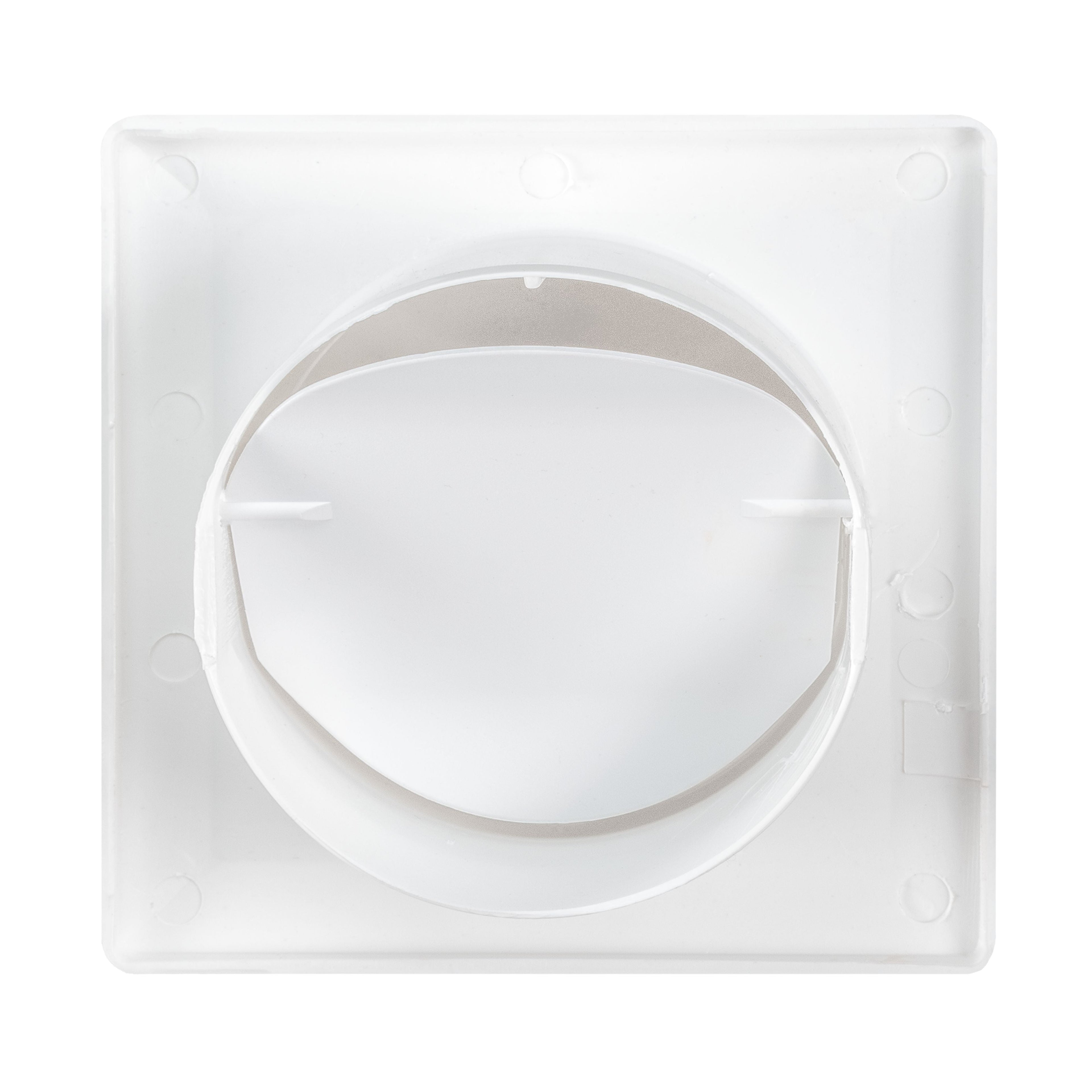 Through Wall Ventilation Kit RICO Timer Switch Fan with White External Vent