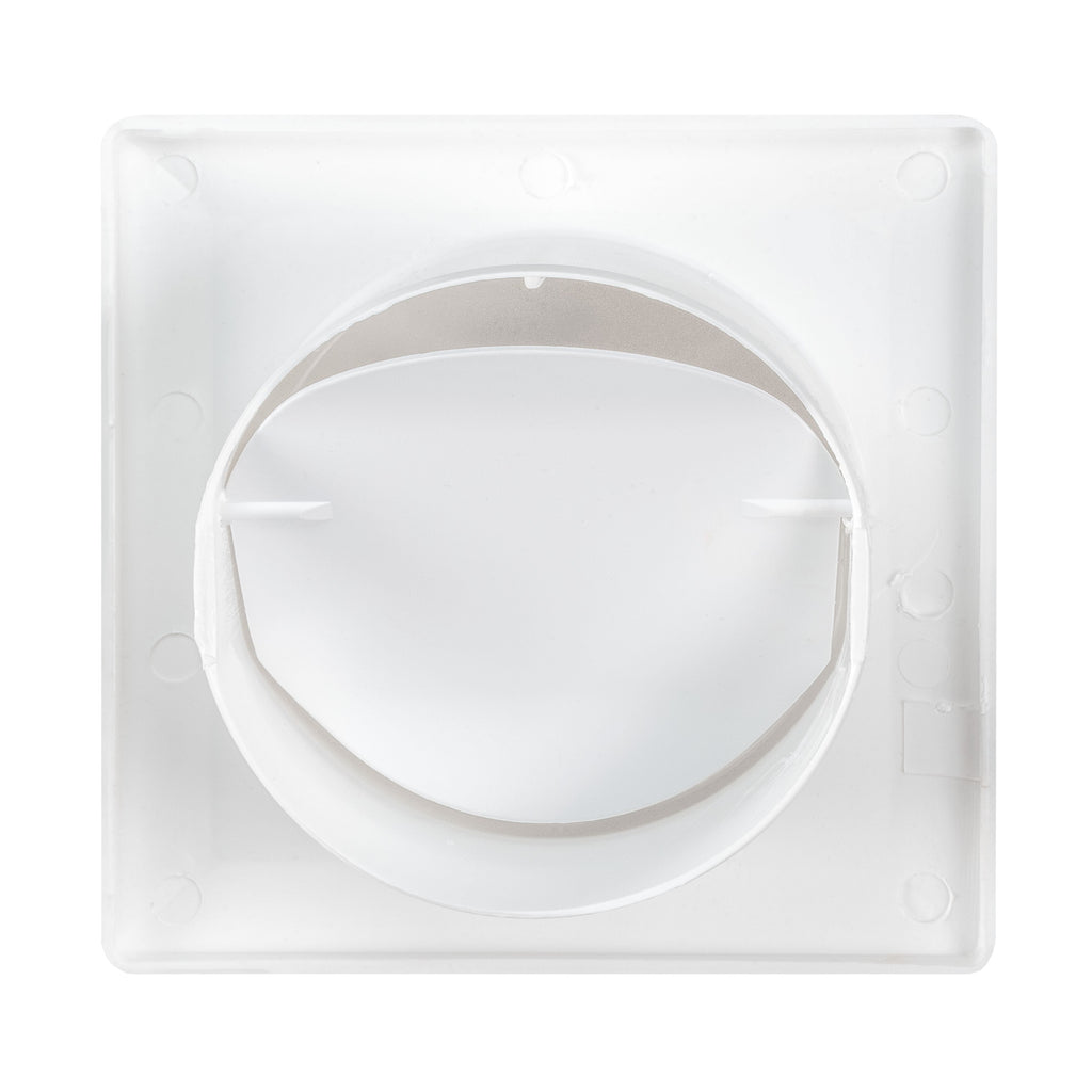 Through Wall Ventilation Kit Round Bella Vent with White External Vent