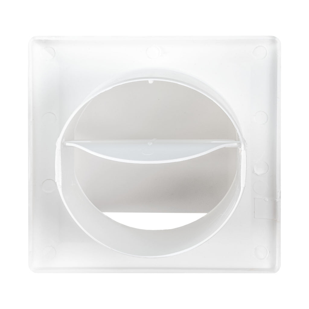 Through Wall Ventilation Kit DL0163 Louvre Vent with White External Vent