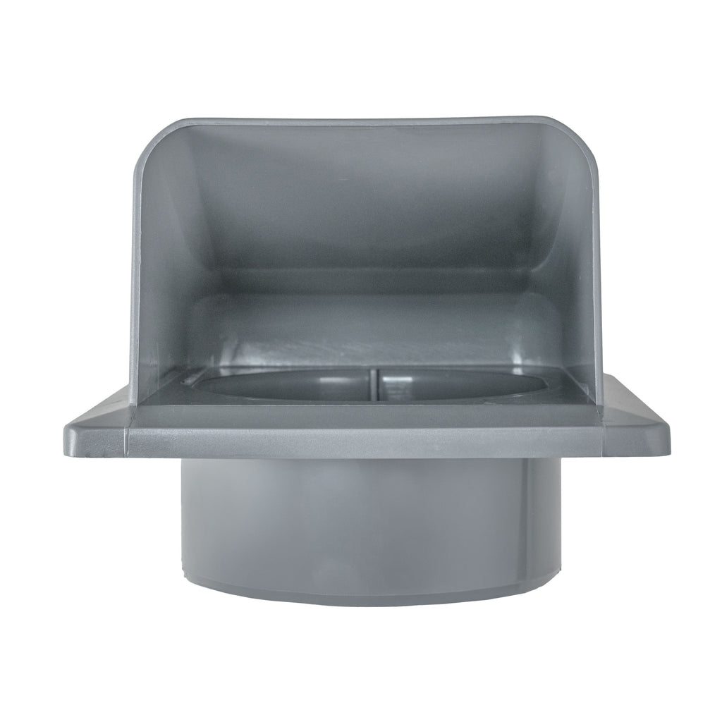Through Wall Ventilation Kit RICO Timer and Humidistat Fan with Graphite External Vent