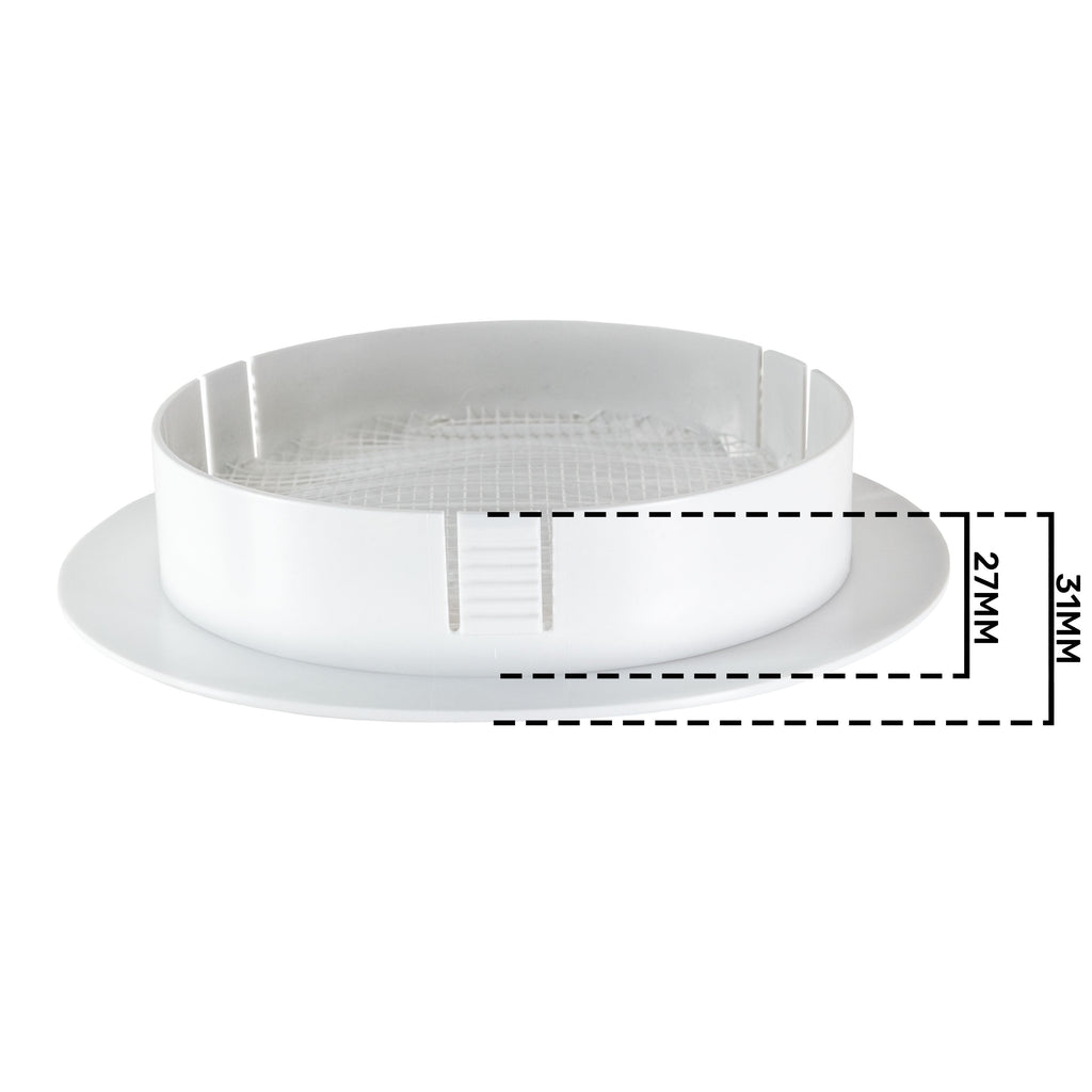 Louvre Vent KRO 125 With Fly Mesh