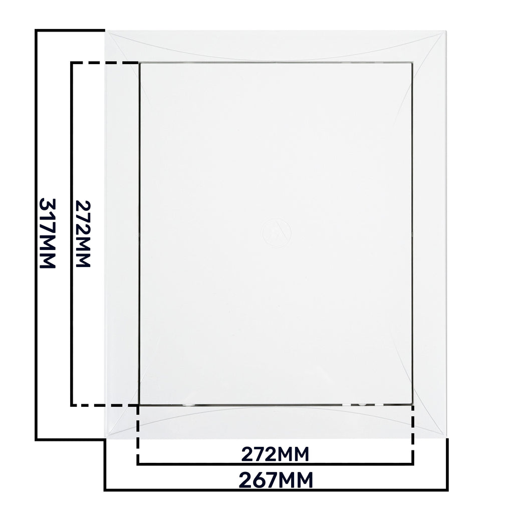 Access Panel Door PP, White 250mm x 300mm
