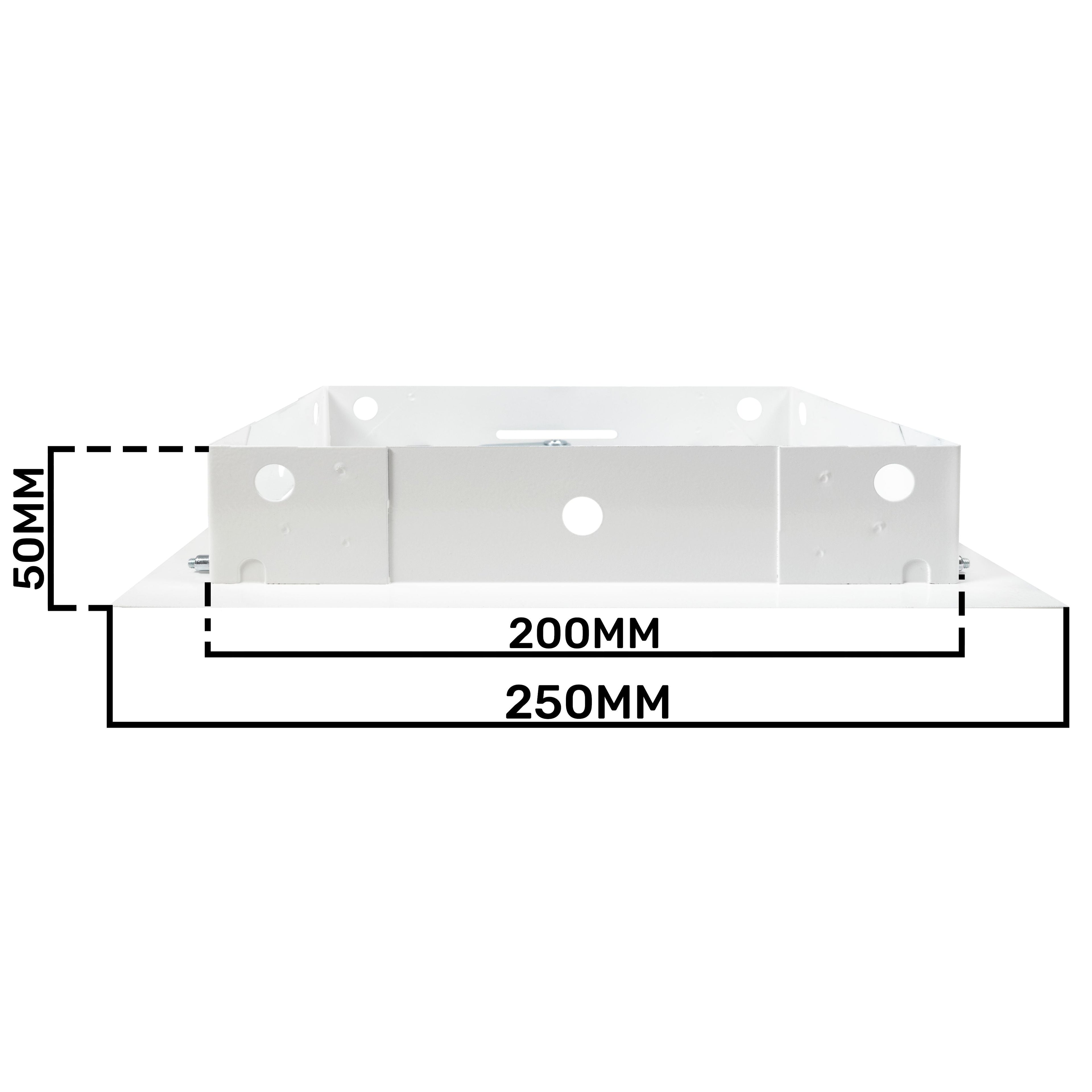 Access Panel Door Metal With Lock, White 150mm x 200mm