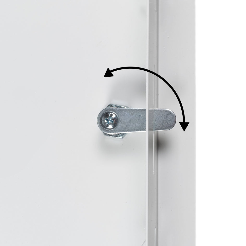 Access Panel Door Metal With Lock, White 400mm x 400mm
