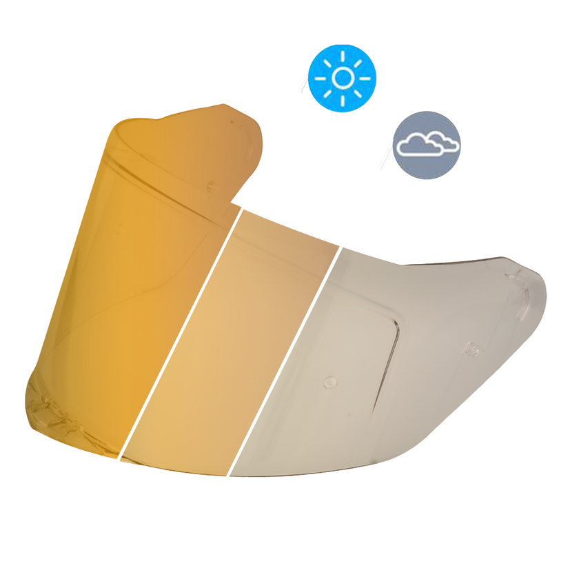 Daytona Viper Shield Outer- Photochromic Gold