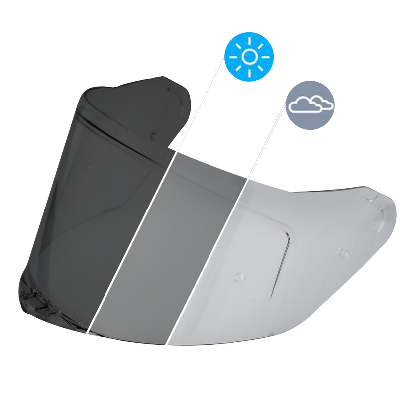 Daytona Viper Shield Outer- Photochromic Smoke