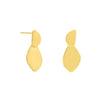 Pebble Link Studs Gold
