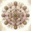 Victorian Lace Geometry Canvas