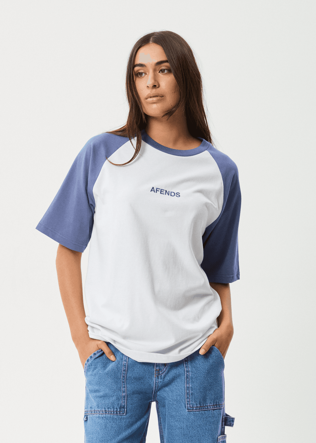 AFENDS Ryan Oversized Raglan Tee