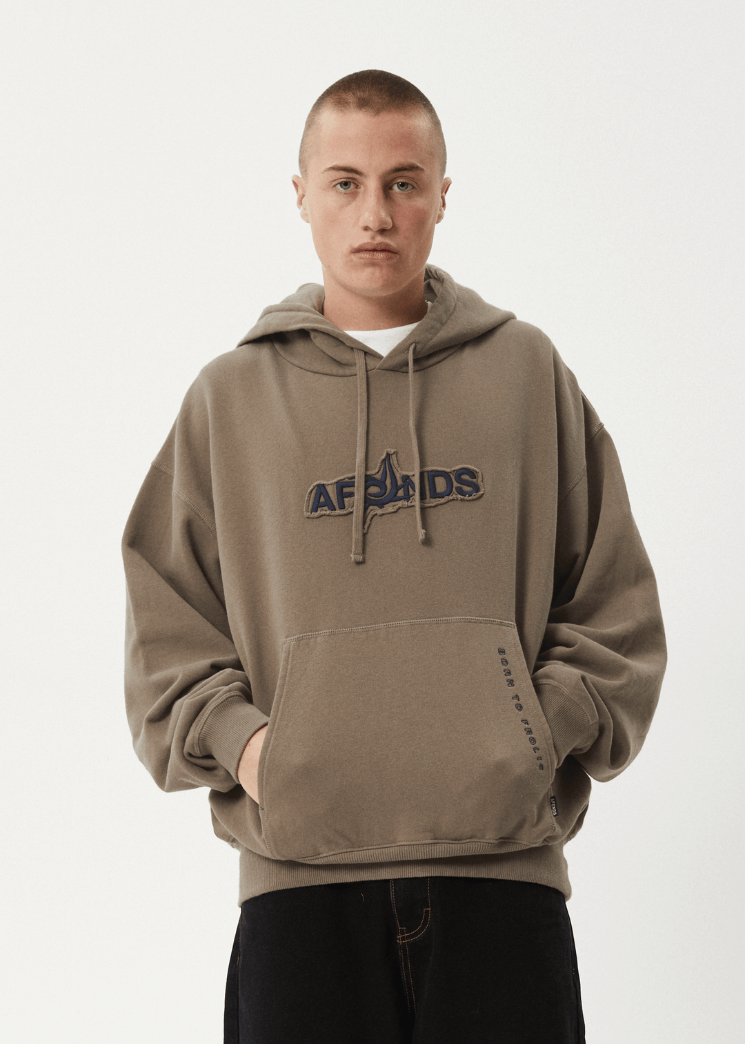 Afends Antic- Boxy Hoodie