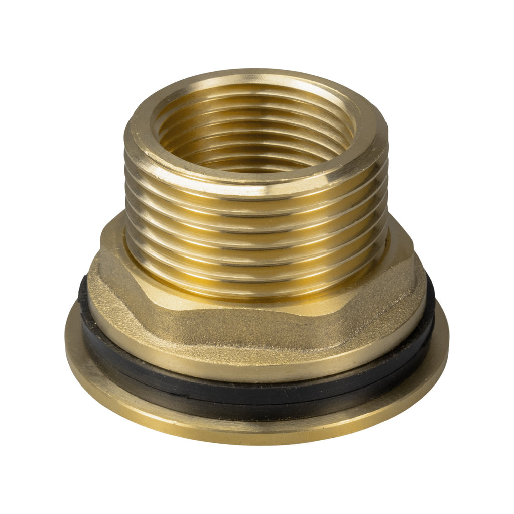 Water Butt Brass Kit 3/4" with Lever Tap Hose Barb and Lever Lock