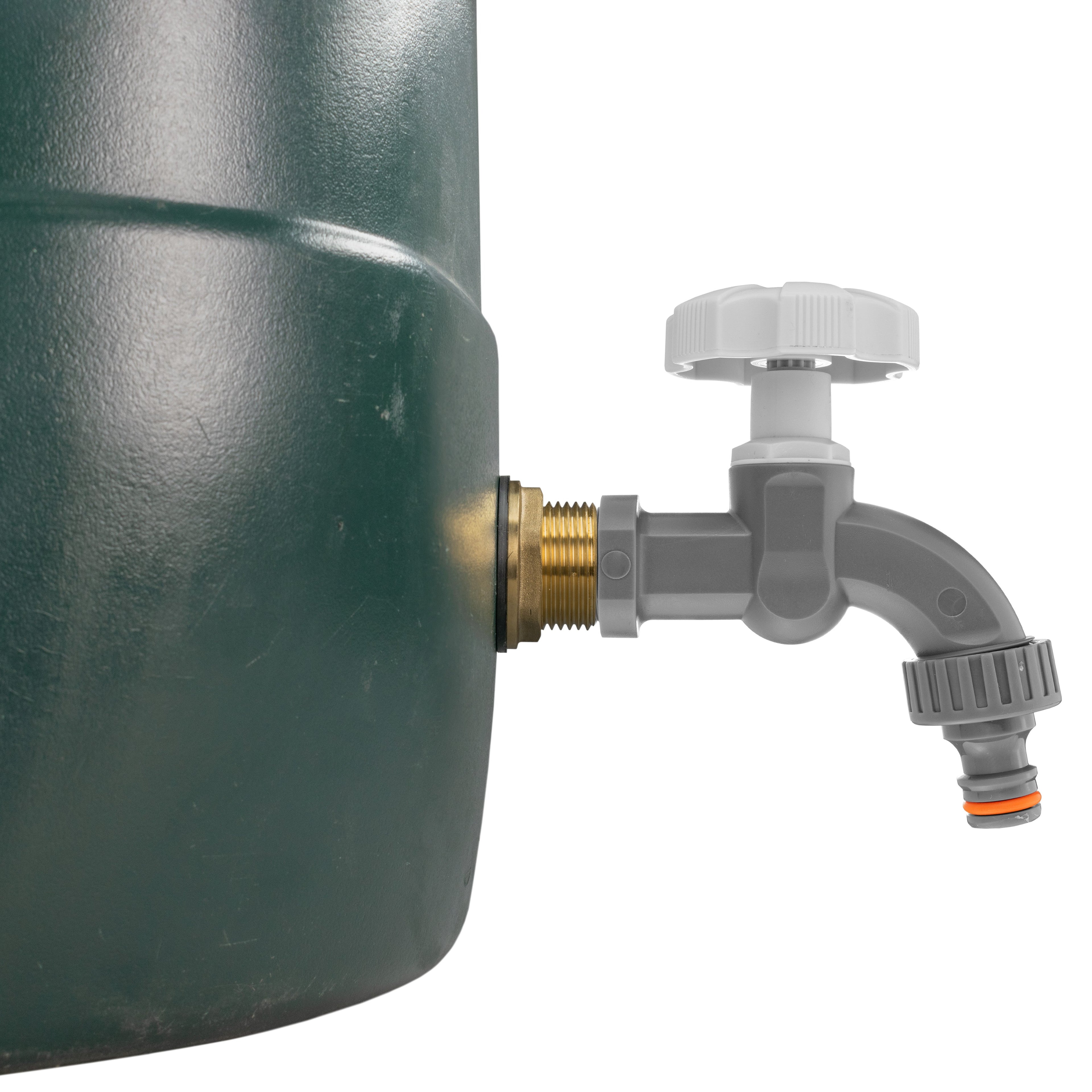 Water Butt Brass Kit 3/4" with Grey Dial Tap
