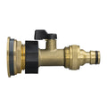 Water Butt Brass Kit 3/4" with Brass Valve + Quick Connect