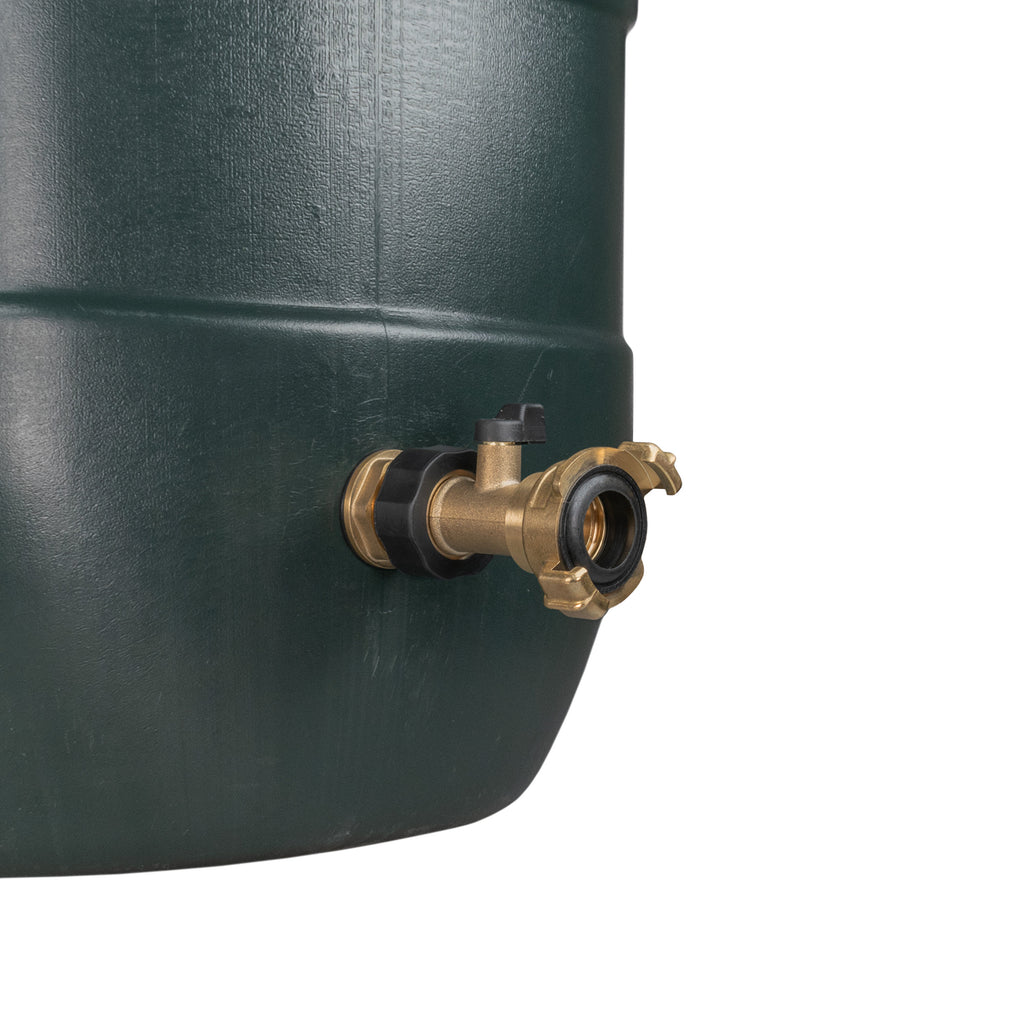 Water Butt Brass Kit 3/4" with Brass Valve + Geka