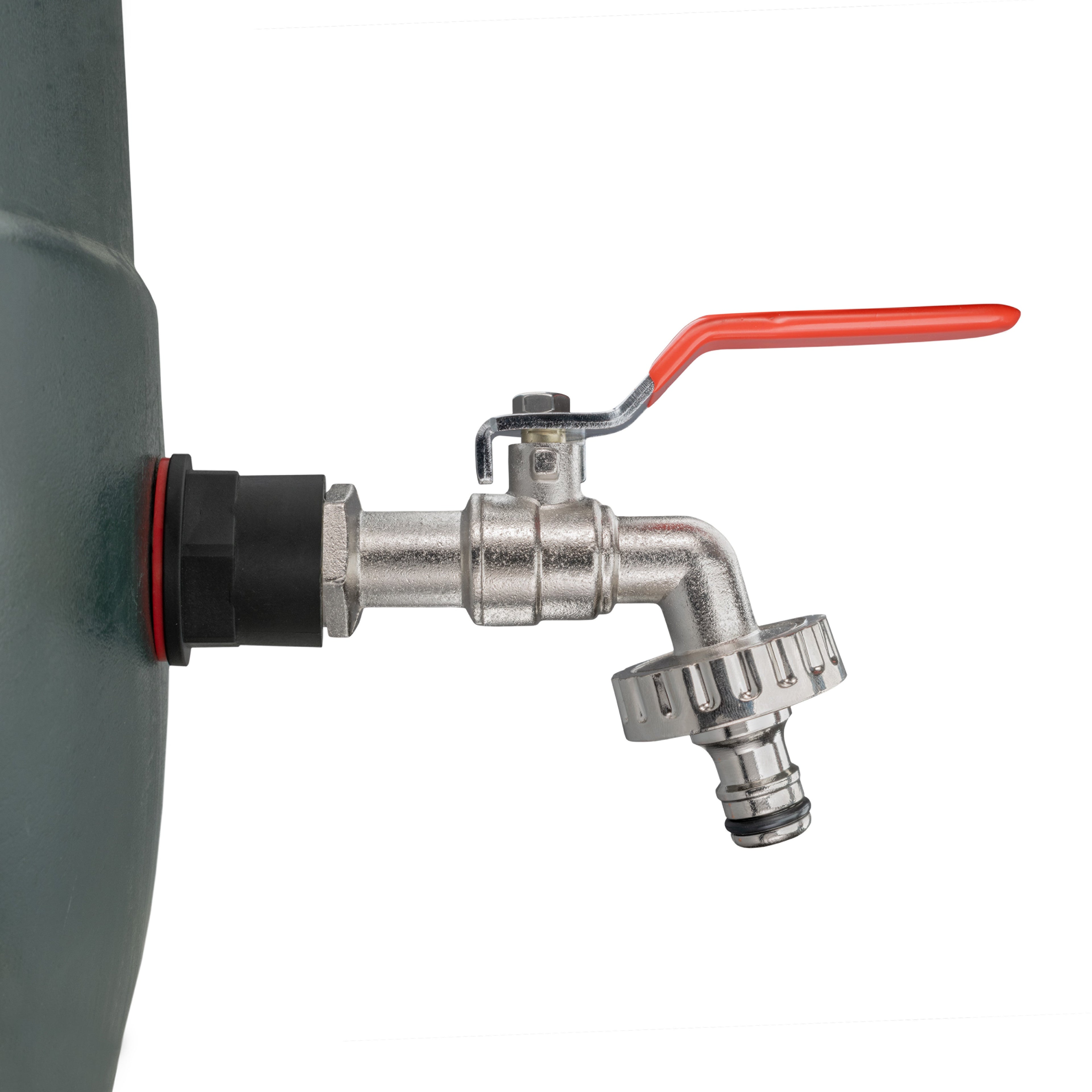 Water Butt Kit 3/4" with Quick Connect Lever Tap