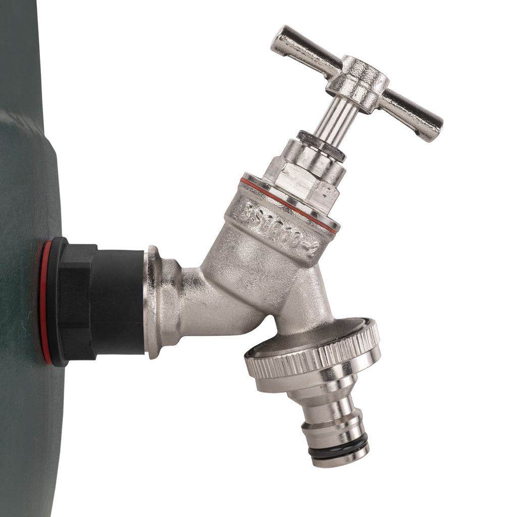 Water Butt Kit 3/4" with Nickel Plated Quick Connect Tap