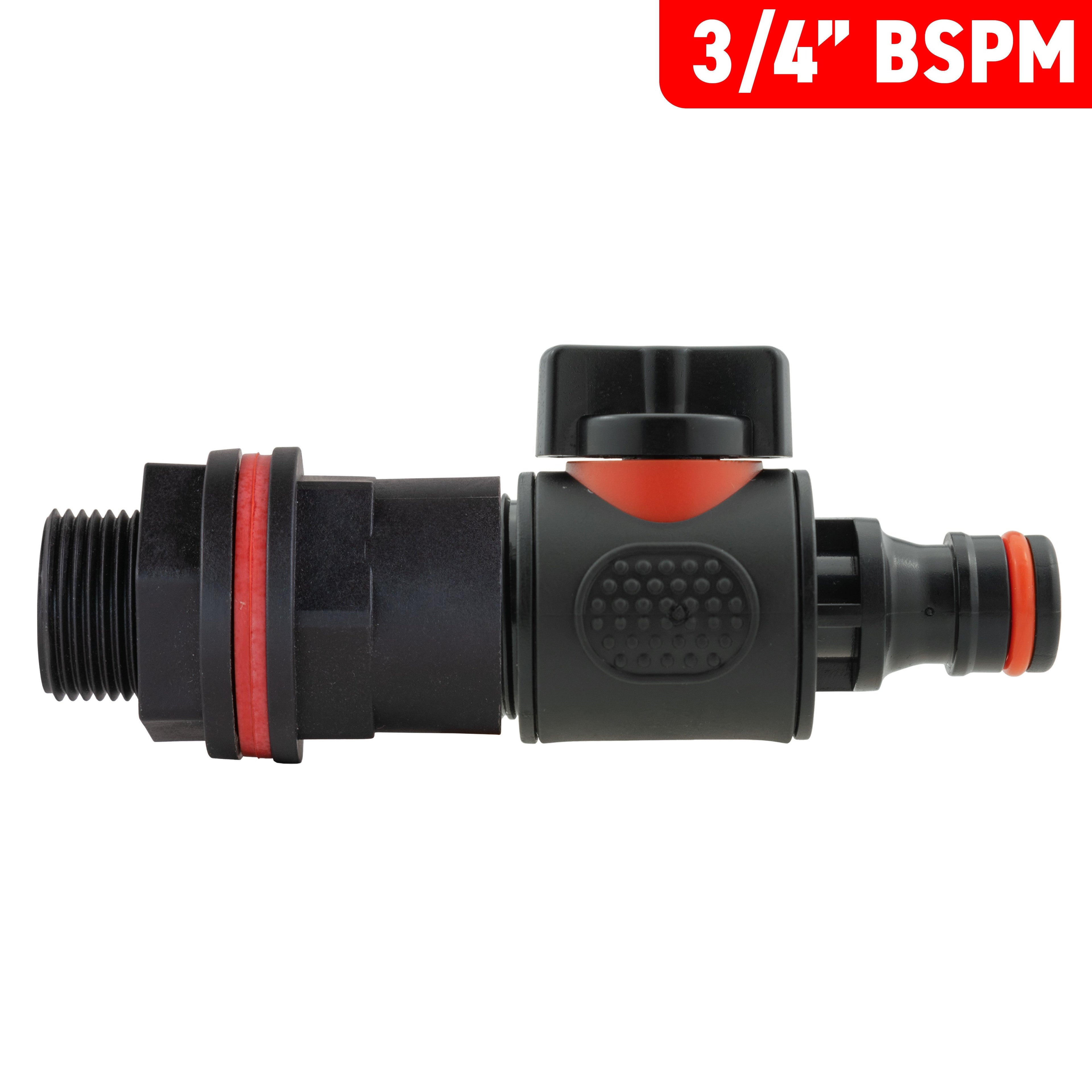 Water Butt Kit 3/4" with In-Line Quick Connector Valve and Drill Bit