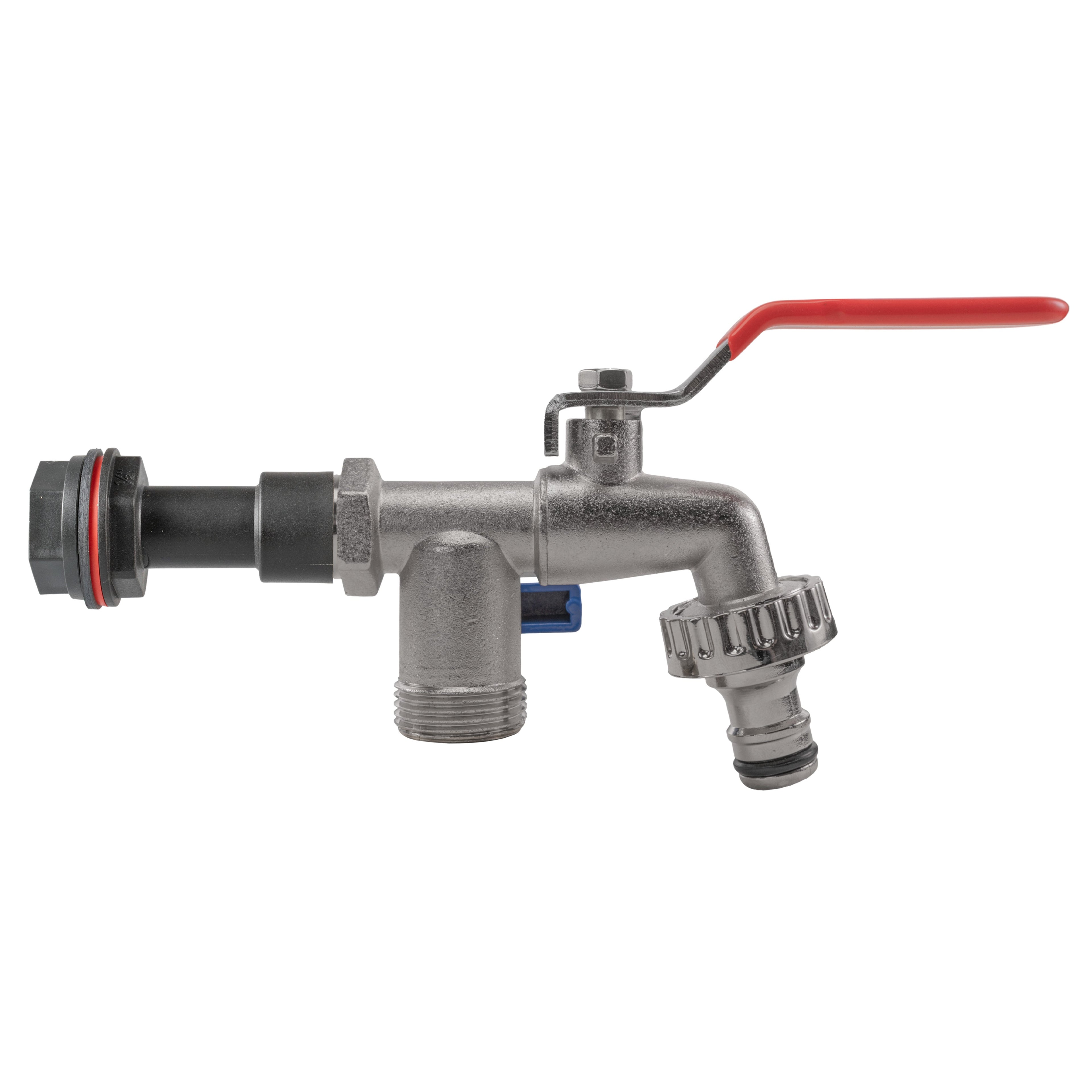 Water Butt Extension Kit 1/2" with Double Tap