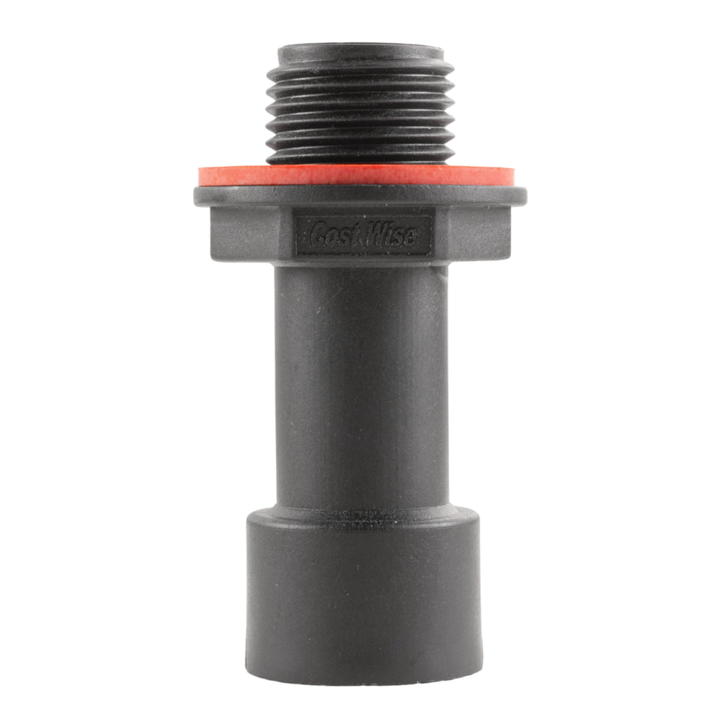 Water Butt Extension Kit 1/2" with Lever Tap Hose Barb and Lever Lock and Drill Bit