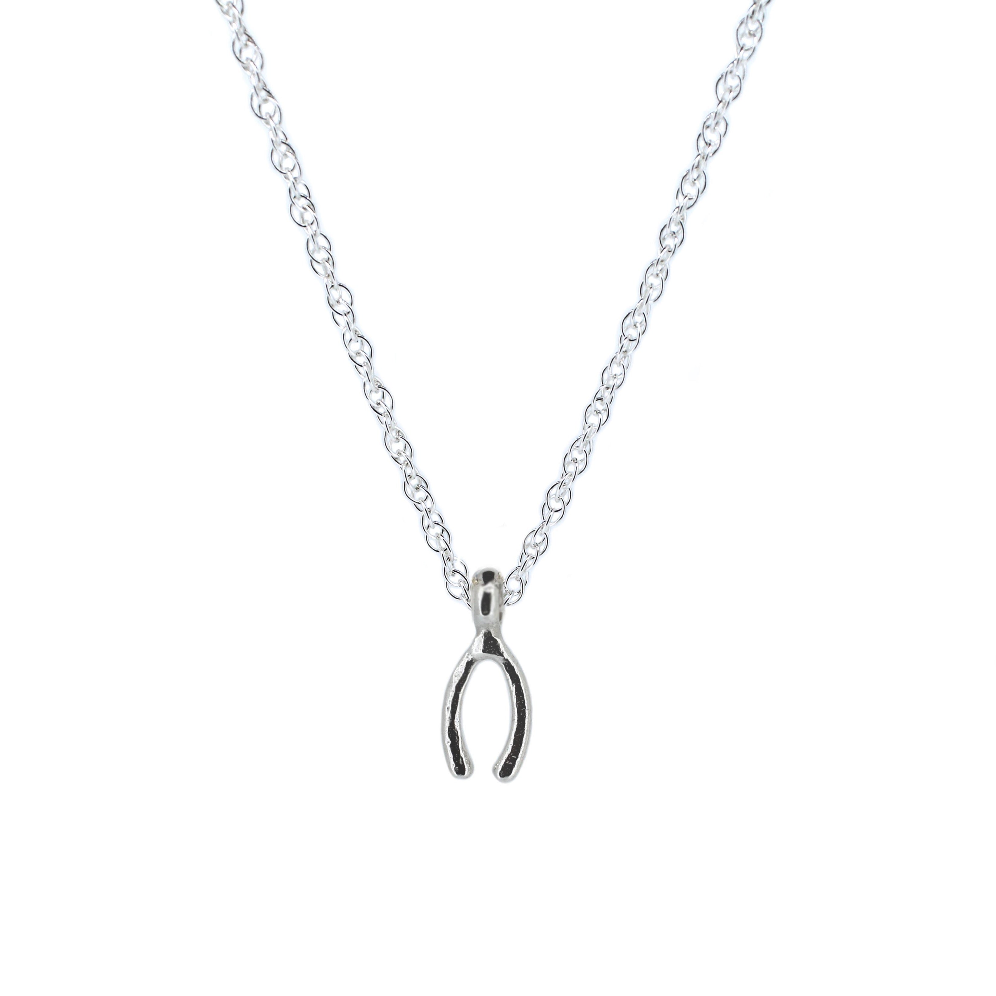 Wishbone Rope Chain Necklace