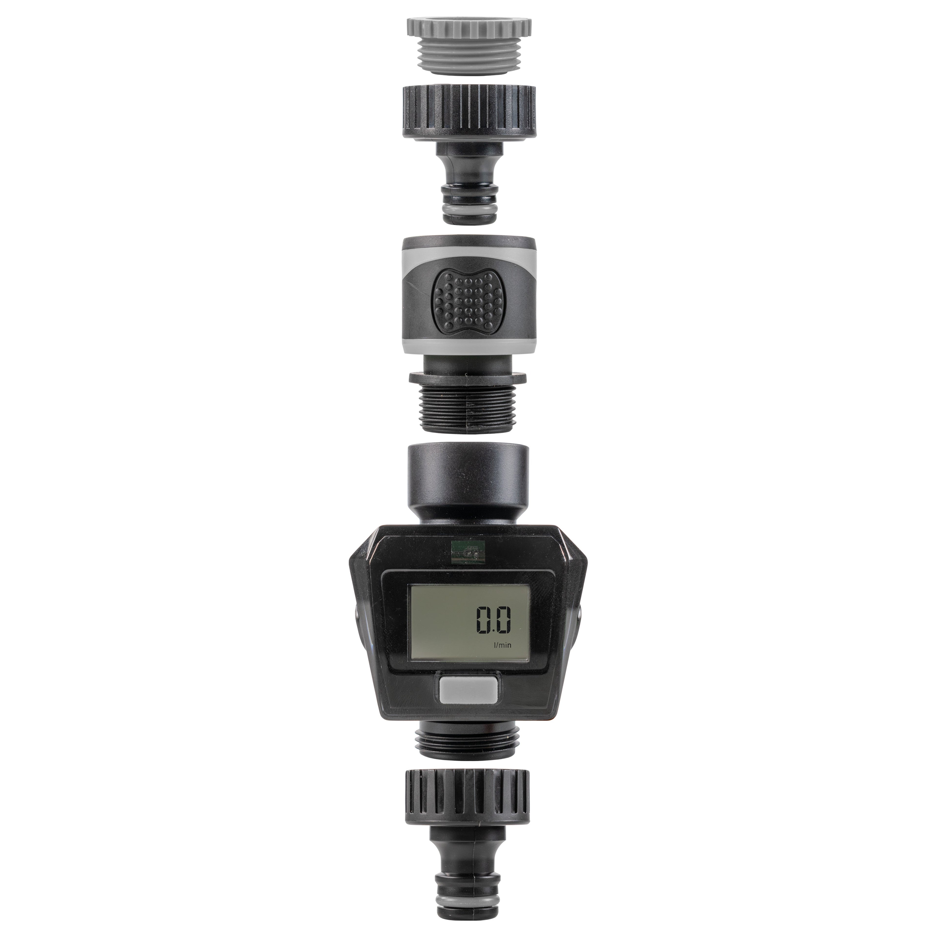 Water Flow Meter Gray