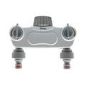 White Line Solid 2-Way Manifold with 1" or 3/4" Tap Valves