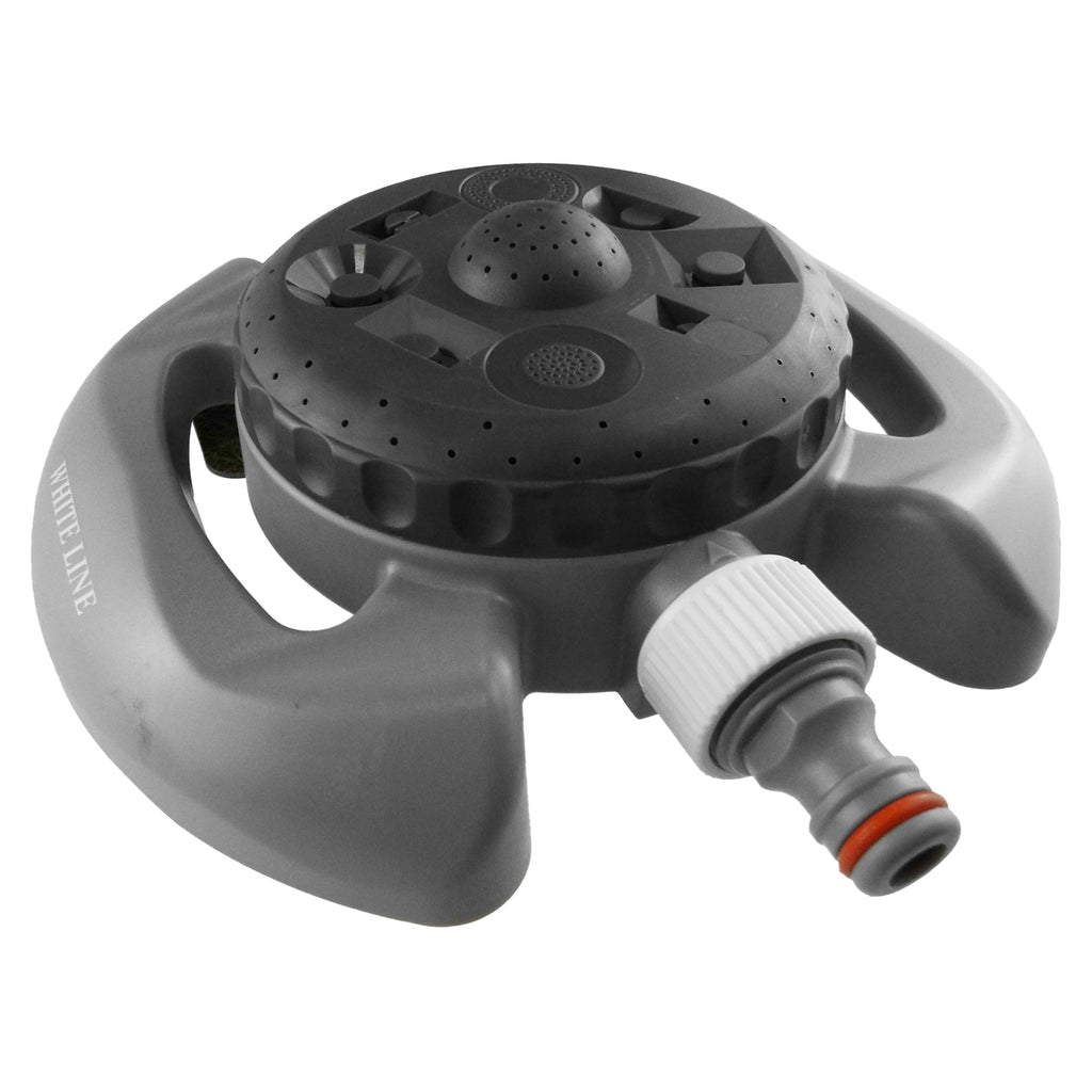 8-Pattern Static Lawn Sprinkler White Line