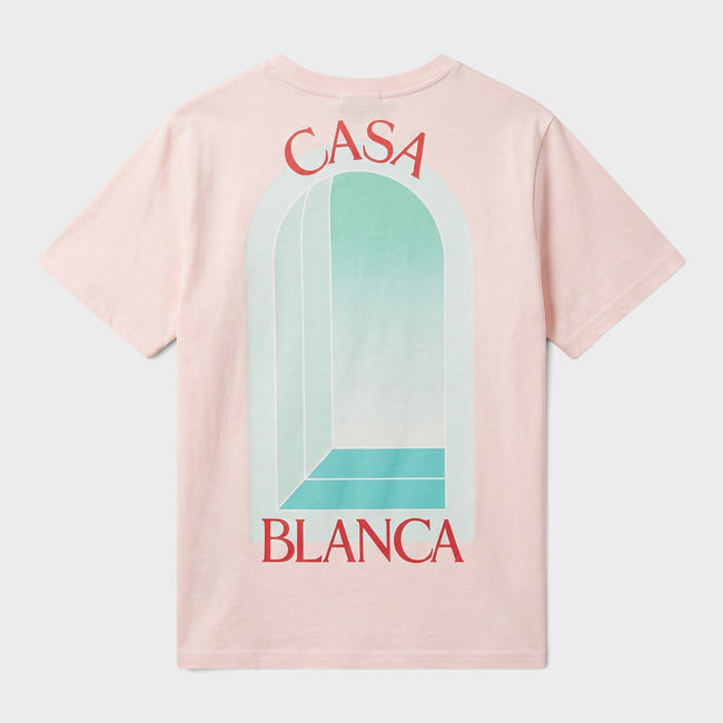 Camiseta de manga corta L'Arche Rosa pálido